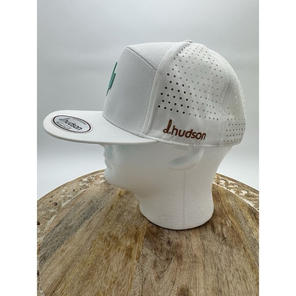 D. Hudson Dancin’ Cactus SnapBack Hat WHITE MINT MOCHA 5 Panel Lid Embroidered - Picture 3 of 7